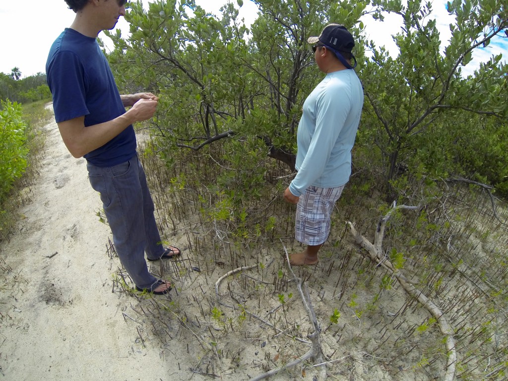Barefoot lessons with Angel.