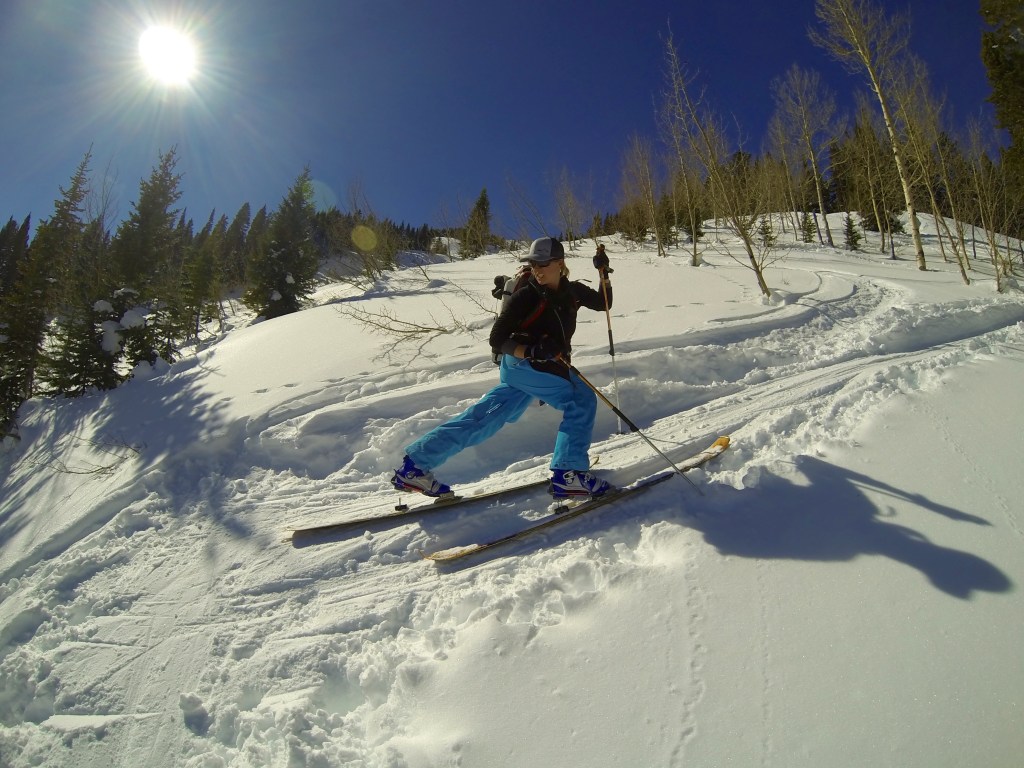 Kate owning the skin track.