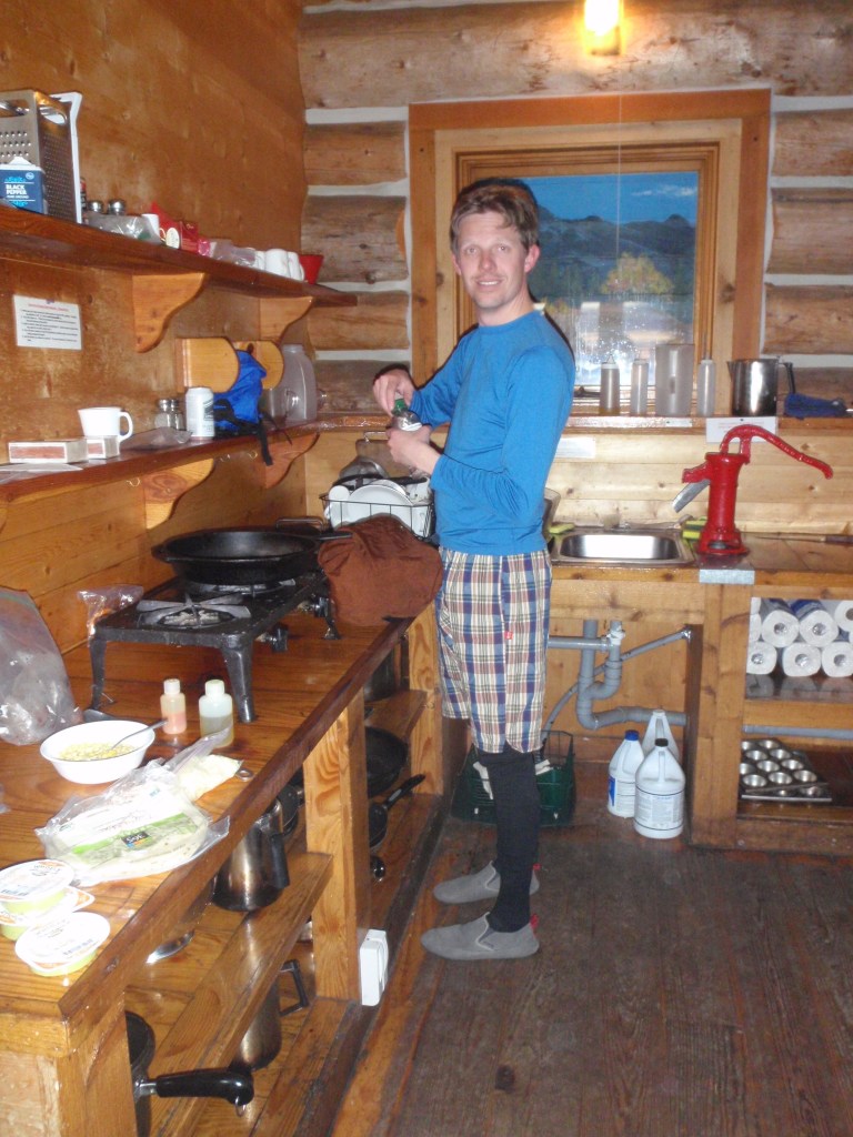 Seth gearing up to make tacos for dinner. Muy bueno!